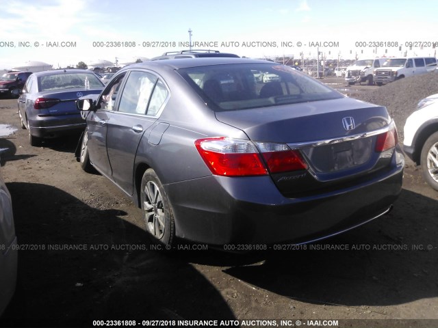 1HGCR2F32DA222539 - 2013 HONDA ACCORD LX GRAY photo 3