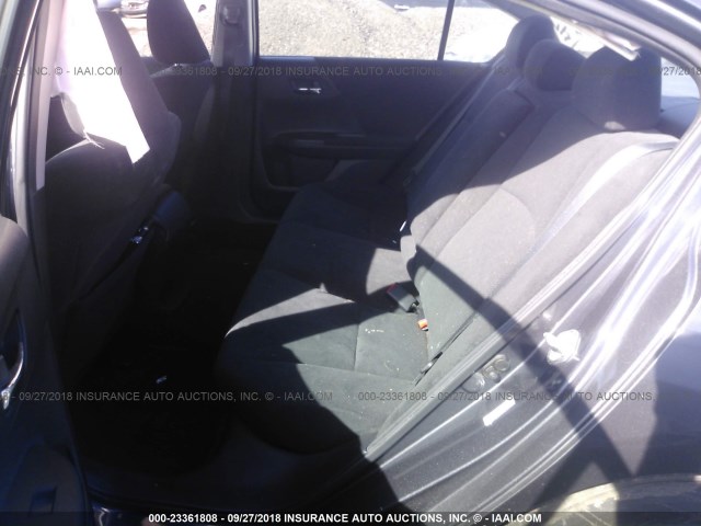 1HGCR2F32DA222539 - 2013 HONDA ACCORD LX GRAY photo 8