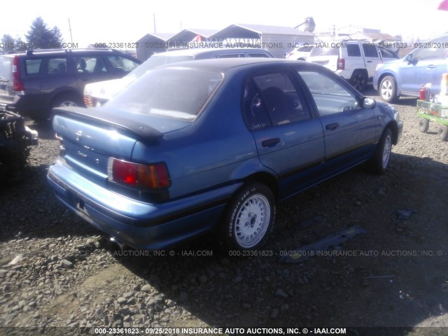 JT2EL43A1M0060179 - 1991 TOYOTA TERCEL DELUXE BLUE photo 4