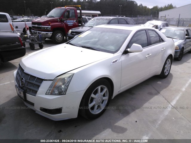 1G6DP57V680118497 - 2008 CADILLAC CTS HI FEATURE V6 CREAM photo 2