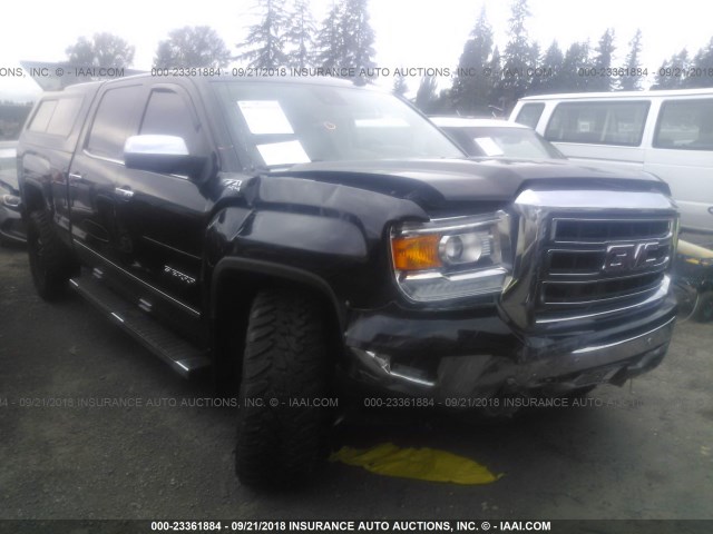 3GTU2VEC6EG105737 - 2014 GMC SIERRA K1500 SLT BLACK photo 1