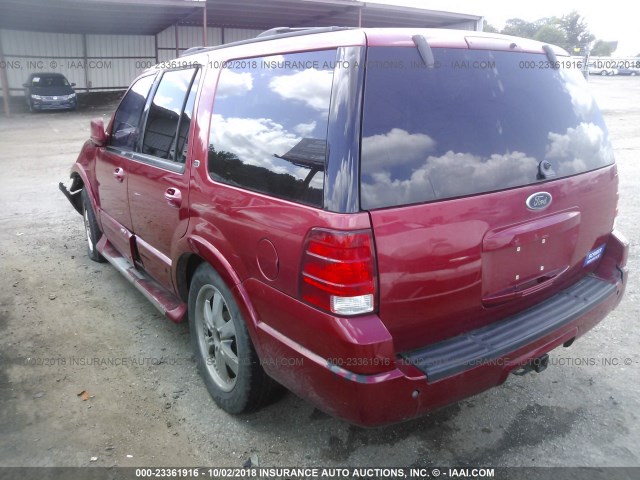 1FMPU16L53LC18637 - 2003 FORD EXPEDITION XLT RED photo 3