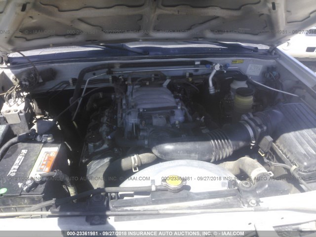 4S6CM58W7W4410211 - 1998 HONDA PASSPORT EX/LX 银色 照片 10