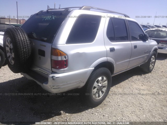 4S6CM58W7W4410211 - 1998 HONDA PASSPORT EX/LX 银色 照片 4