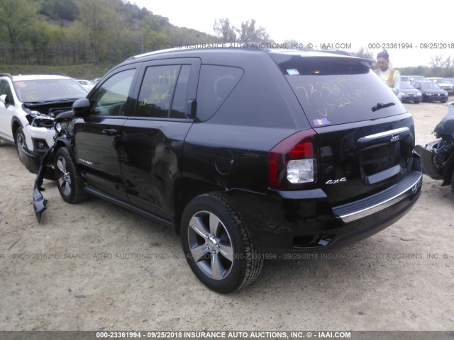 1C4NJDEB6GD721799 - 2016 JEEP COMPASS LATITUDE 黑色 照片 3