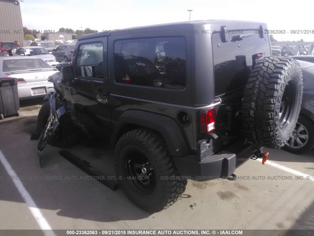 1C4AJWAG7JL879206 - 2018 JEEP WRANGLER SPORT 黑色 照片 3