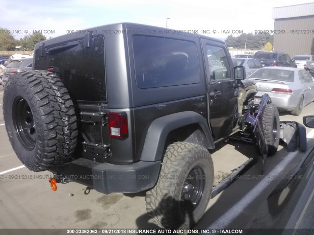 1C4AJWAG7JL879206 - 2018 JEEP WRANGLER SPORT 黑色 照片 4