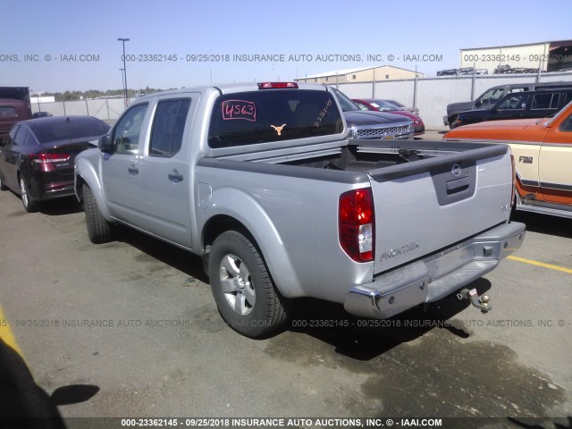 1N6AD0ER5DN760107 - 2013 NISSAN FRONTIER S/SV/SL/PRO-4X SILVER photo 3