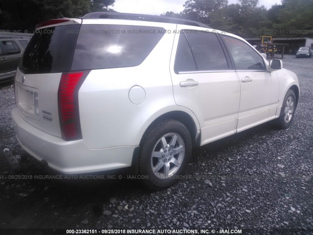 1GYEE637860136527 - 2006 CADILLAC SRX WHITE photo 4