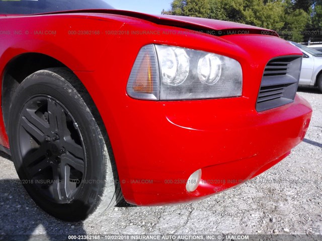 2B3KA53H87H891425 - 2007 DODGE CHARGER R/T RED photo 6