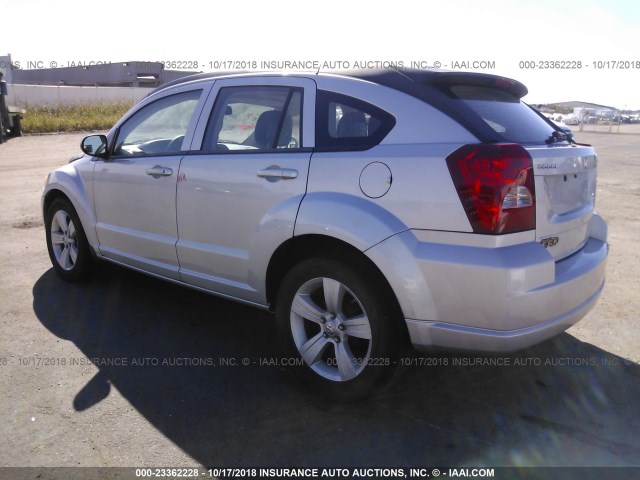 1B3CB3HA4BD209292 - 2011 DODGE CALIBER MAINSTREET SILVER photo 3