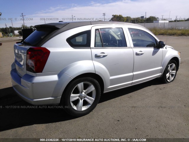 1B3CB3HA4BD209292 - 2011 DODGE CALIBER MAINSTREET SILVER photo 4