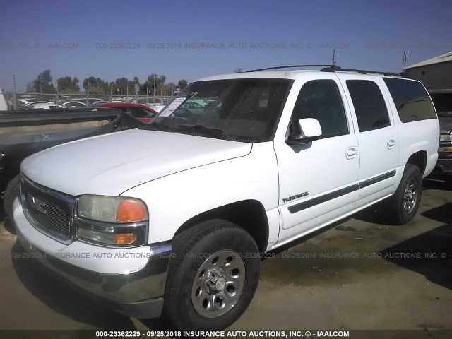 1GKEC16T73J261777 - 2003 GMC YUKON XL C1500 WHITE photo 2