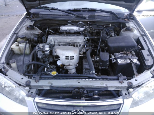 4T1BG22K41U811935 - 2001 TOYOTA CAMRY CE/LE/XLE 银色 照片 10