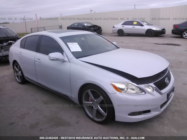 JTHBE96S580035702 - 2008 LEXUS GS 350 WHITE photo 1