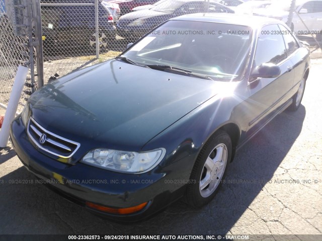 19UYA2251VL011097 - 1997 ACURA 3.0CL Zielony zdjęcie 2