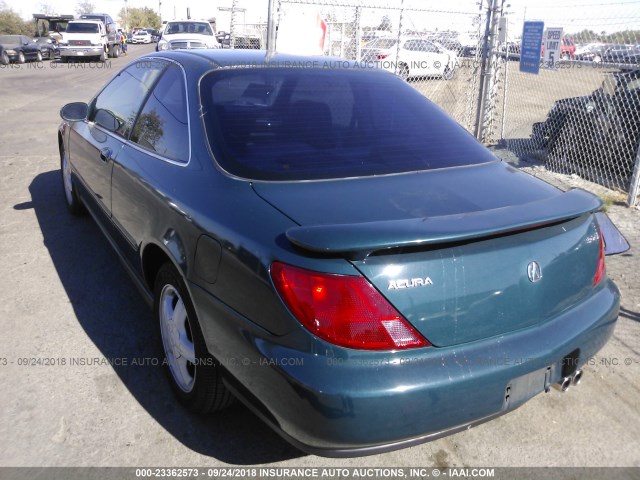 19UYA2251VL011097 - 1997 ACURA 3.0CL GREEN photo 3