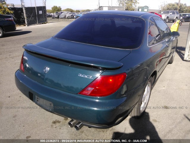 19UYA2251VL011097 - 1997 ACURA 3.0CL GREEN photo 4