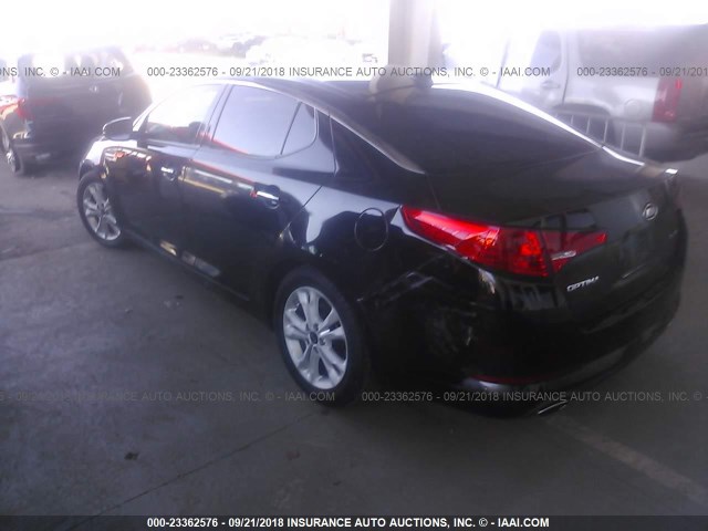 KNAGN4A73B5169497 - 2011 KIA OPTIMA EX/SX BLACK photo 3