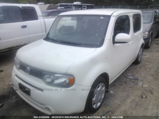 JN8AZ28R99T110893 - 2009 NISSAN CUBE S/SL WHITE photo 2