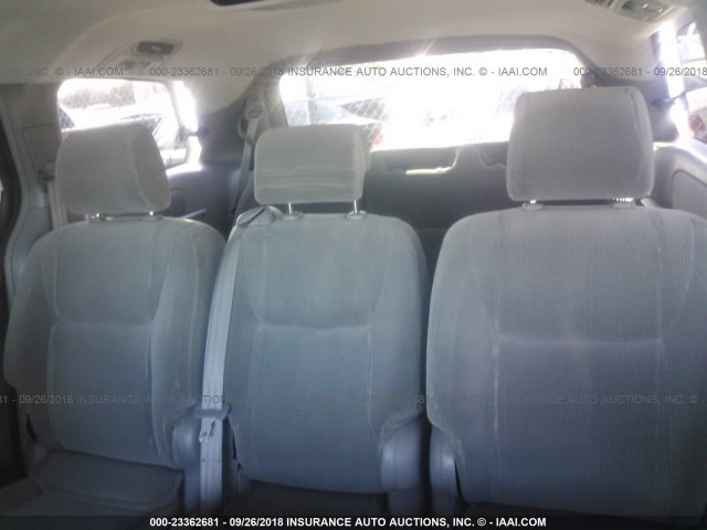 5TDZA23C04S174580 - 2004 TOYOTA SIENNA CE/LE SILVER photo 8