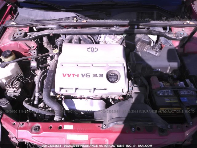 4T1CA38P96U096253 - 2006 TOYOTA CAMRY SOLARA SE/SLE Qırmızı foto 10