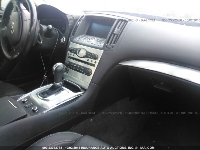 JN1CV6EL2DM982300 - 2013 INFINITI G37 BLUE photo 5