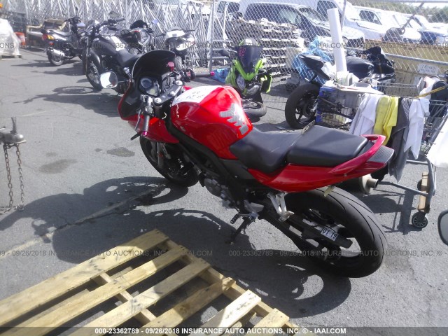 JS1VP53A162102465 - 2006 SUZUKI SV650 RED photo 3