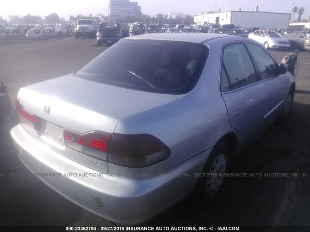 1HGCF86662A119630 - 2002 HONDA ACCORD VALUE SILVER photo 4