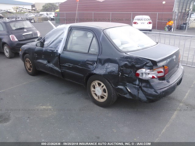 1Y1SK5284XZ415472 - 1999 CHEVROLET GEO PRIZM LSI GREEN photo 3