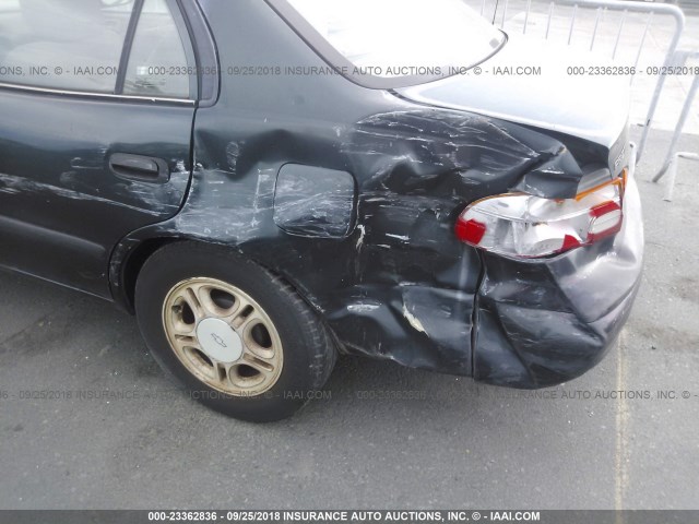 1Y1SK5284XZ415472 - 1999 CHEVROLET GEO PRIZM LSI 绿色 照片 6