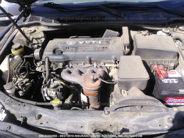 4T1BE46KX7U018269 - 2007 TOYOTA CAMRY NEW GENERAT CE/LE/XLE/SE GRAY photo 10
