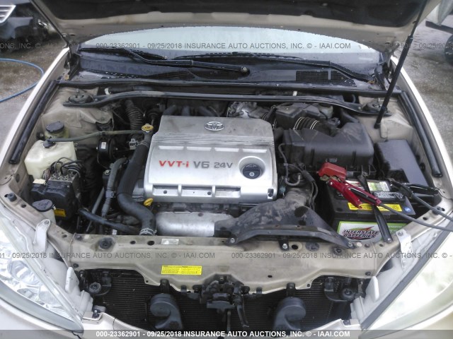 4T1BF30KX6U111663 - 2006 TOYOTA CAMRY LE/XLE/SE TAN photo 10