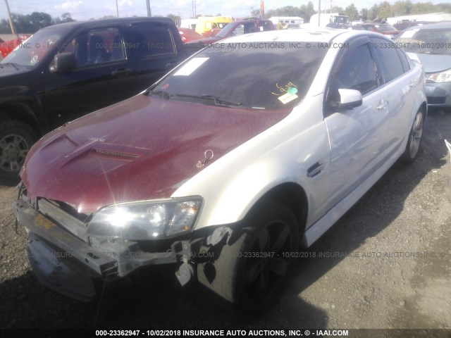 6G2EC57Y19L205612 - 2009 PONTIAC G8 GT WHITE photo 2