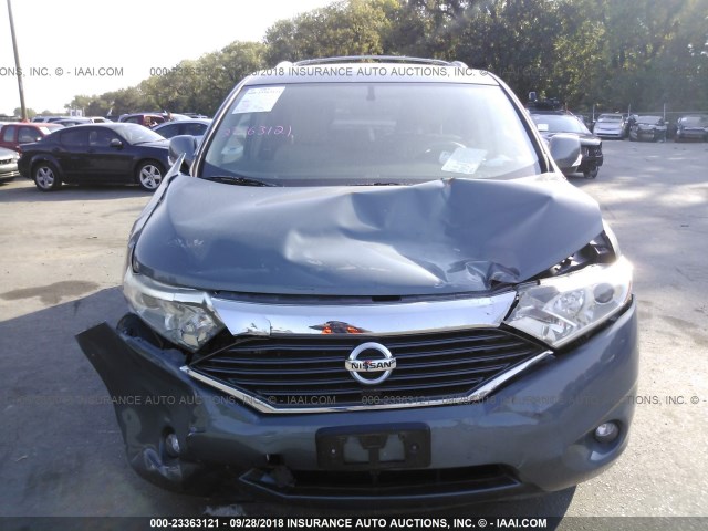 JN8AE2KP9D9061087 - 2013 NISSAN QUEST S/SV/SL/LE BLUE photo 10