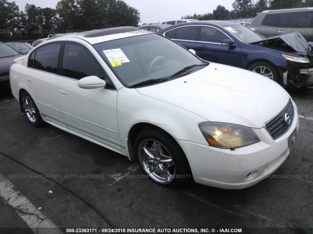 1N4BL11D85C394978 - 2005 NISSAN ALTIMA SE/SL/SE-R WHITE photo 1