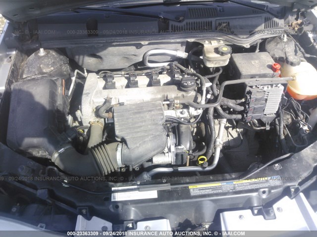 1G8AZ55F27Z182451 - 2007 SATURN ION LEVEL 2 银色 照片 10