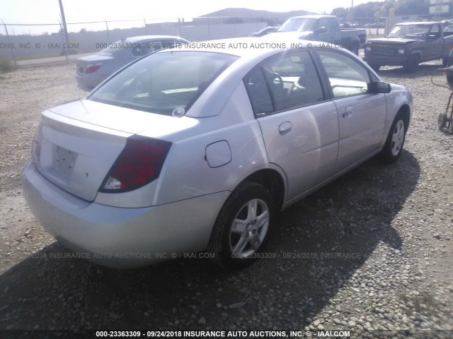 1G8AZ55F27Z182451 - 2007 SATURN ION LEVEL 2 银色 照片 4