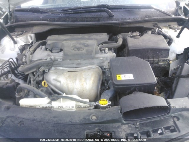 4T1BF1FK3CU536715 - 2012 TOYOTA CAMRY SE/LE/XLE 白色 照片 10