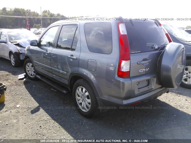 SHSRD78995U302637 - 2005 HONDA CR-V SE/EX GRAY photo 3