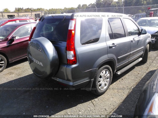 SHSRD78995U302637 - 2005 HONDA CR-V SE/EX GRAY photo 4