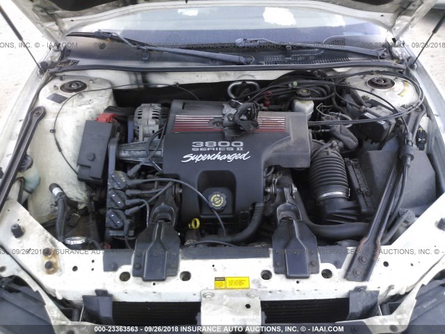 1G2WP121XWF323063 - 1998 PONTIAC GRAND PRIX GTP Ağ foto 10