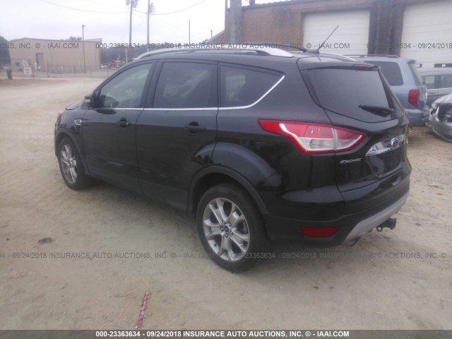 1FMCU9J92EUD86242 - 2014 FORD ESCAPE TITANIUM BLACK photo 3