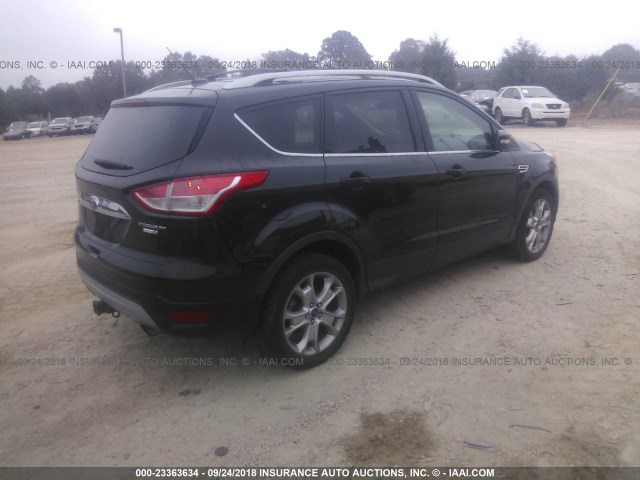 1FMCU9J92EUD86242 - 2014 FORD ESCAPE TITANIUM BLACK photo 4