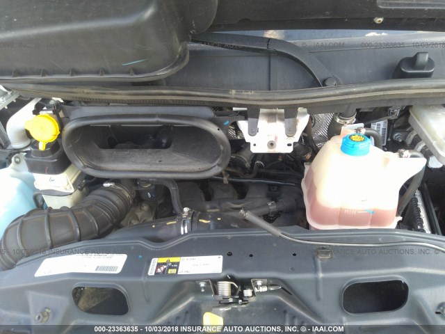 3C6TRVDG2GE128045 - 2016 RAM PROMASTER 2500 2500 HIGH WHITE photo 10