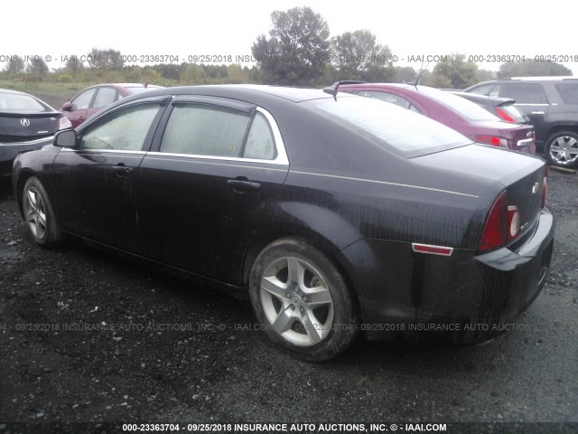 1G1ZB5E16BF222938 - 2011 CHEVROLET MALIBU LS 黑色 照片 3
