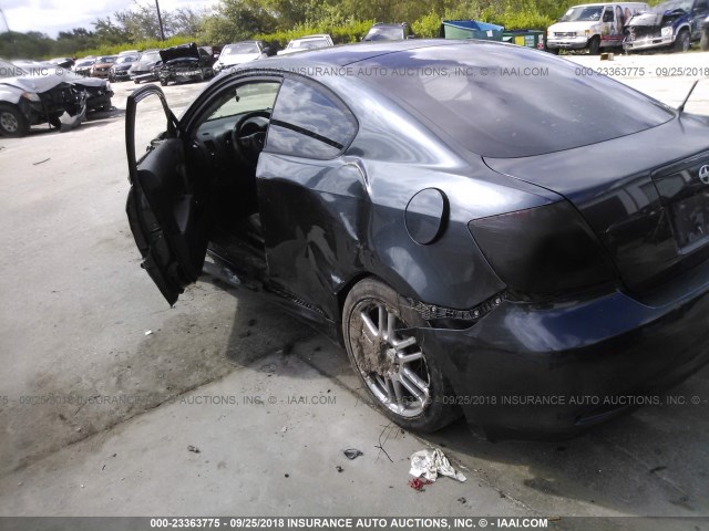 JTKDE177070189358 - 2007 TOYOTA SCION TC 灰色 照片 3