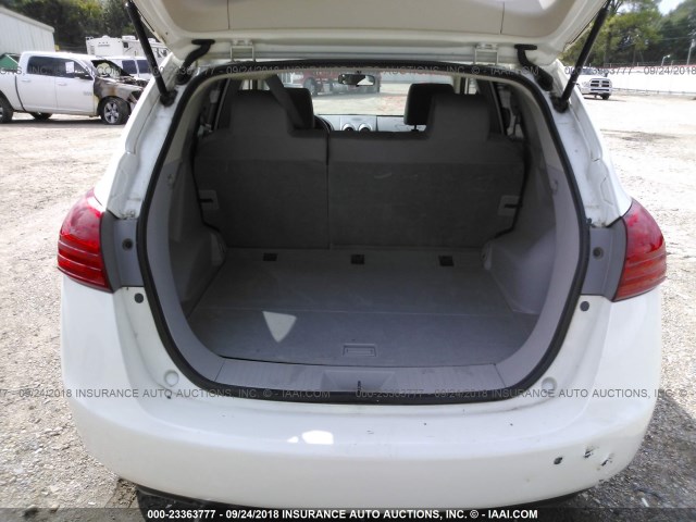 JN8AS5MT4BW167403 - 2011 NISSAN ROGUE S/SV/KROM WHITE photo 8