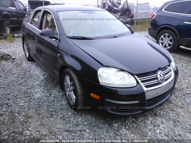 3VWEF71K77M059435 - 2007 VOLKSWAGEN JETTA WOLFSBURG 黑色 照片 1
