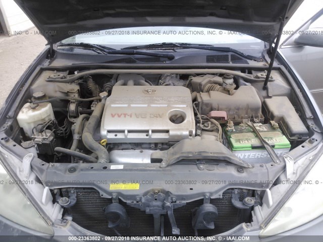 4T1BF32K55U613234 - 2005 TOYOTA CAMRY LE/XLE/SE Сұр фото 10